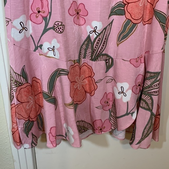 Iolani Hawaiian Bold Floral Printed Sleeveless Maxi Dress, L - Picture 4 of 10